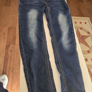 Stylish Dark Blue Women's/Juniors Skinny Jeans Size 9